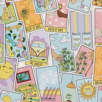 10.3*6cm Pot Tarot Bright and Beautifully Illustrated Tarot Deck 78 Pcs Cards 2