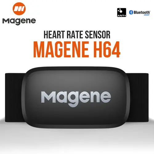 Magene H64 Heart Rate Sensor Dual Mode ANT Bluetooth With Chest Strap Cycling Computer Bike forWahoo Garmin Sports Monitor