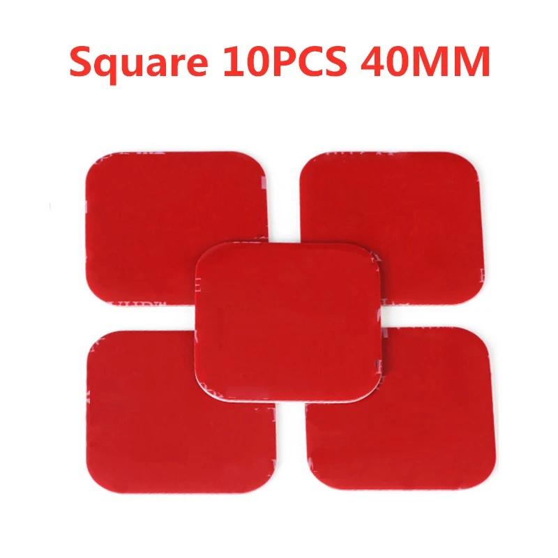 10pcs Transparent Waterproof No-Trace Super Strong Adhesive Pads