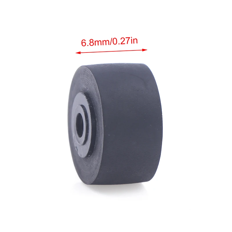 카세트 데크용 13.5x8x6.8x2mm 고무 핀치 롤러 ? 테이프 레코더 및 오디오 플레이어용 OEM 교체용 드라이브 휠, 정밀 장착