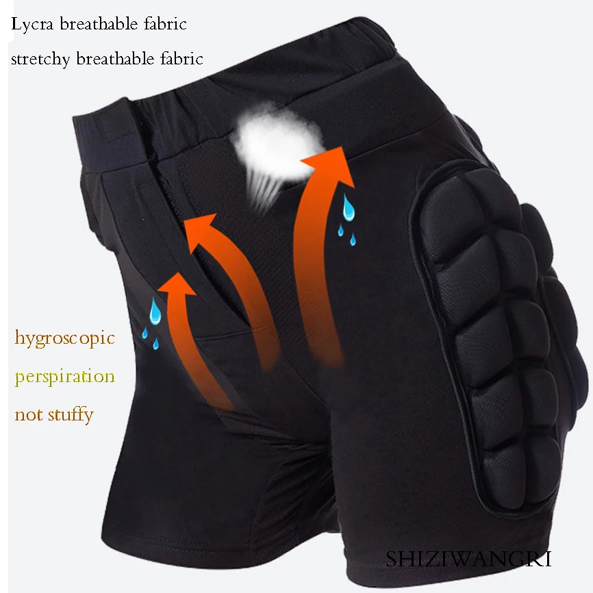 Outdoor Ski Skateboarding Shorts Land Racing Leggings Protective Shorts Cycling Tackle Armor Hip Pads for Men