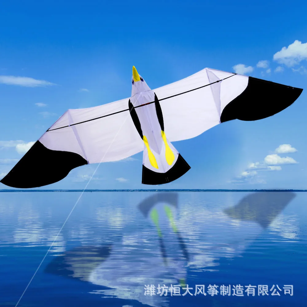 2 Meters 3D Large Kite Eagle Parrot Seagull Kite Realistic Image Lifelike Easy Flying Kite Children Birthday Gift 2