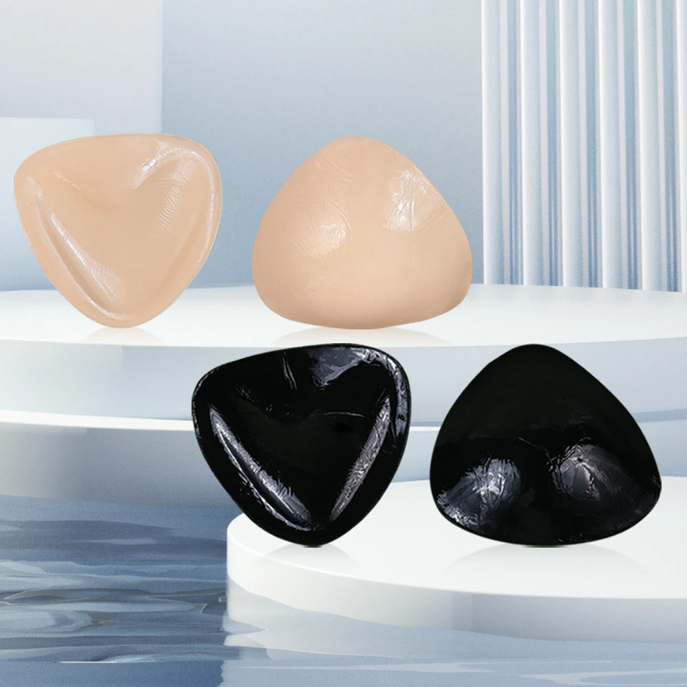 Women Silicone Double Sided Breast Pad Waterproof Self Adhesive Invisible Bra Reusable Boob Push-Up Bra Pad for A Natural Look