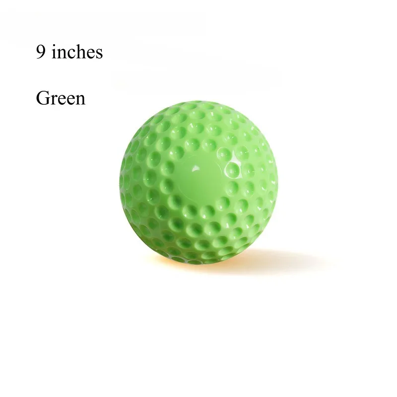 9/12-дюймові поліуретанові бейсбольні м’ячі для машини для пошивання Міцні тренувальні м’ячі з суцільним сердечником, розміщена поверхня для кращого захоплення