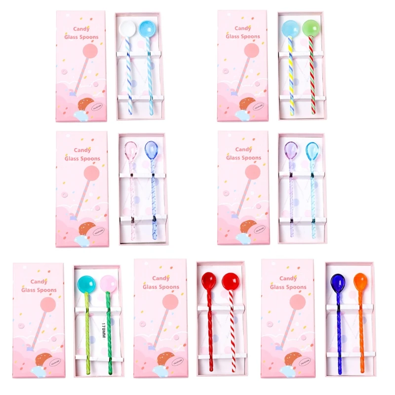 

Премиум стеклянный материал Кофе Десерт Сахар Мороженое Перемешивание Чай Молочный коктейль Прямая поставка