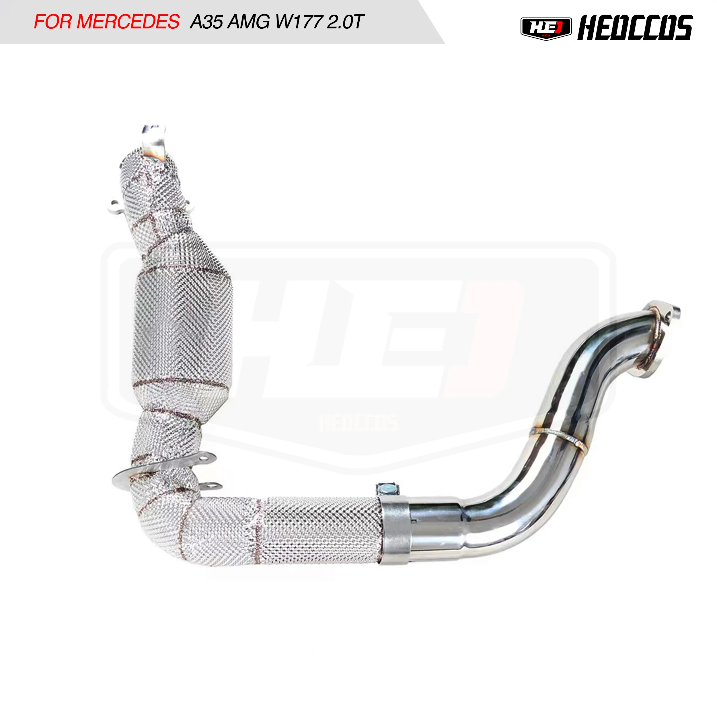 Tubo Di Scarico Del Veicolo Ad Alto Flusso Heo Per Tubo Catalizzatore Mercedes Benz A35 Amg W177 2.0T Senza Tubo Cat