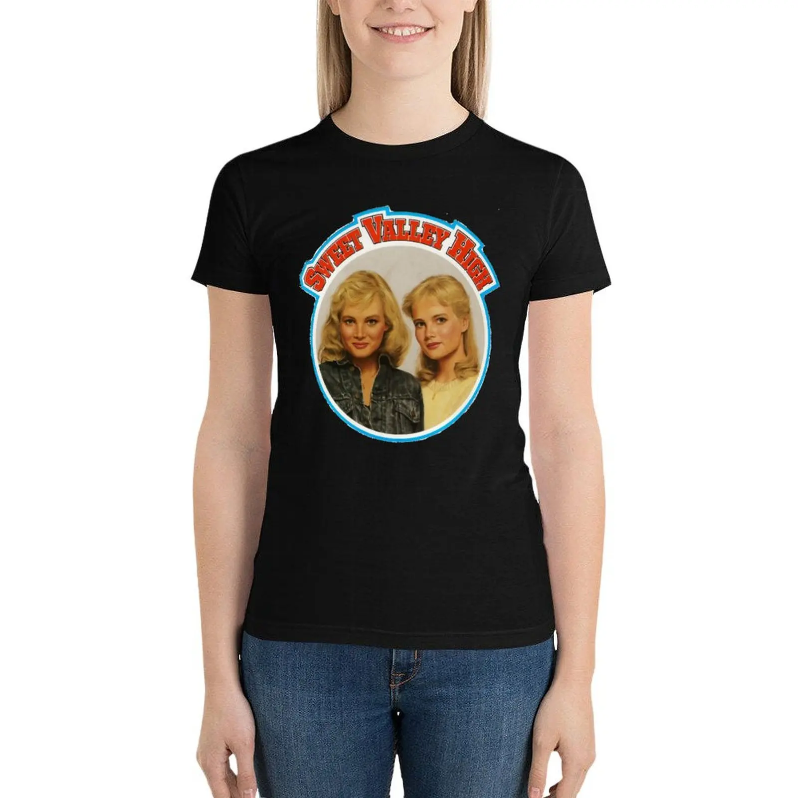 

Sweet Valley High T-Shirt cute tops Short sleeve tee western t-shirt dress for Women