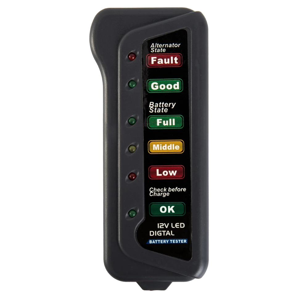 Heemol Tester per batteria universale con display LCD, per verificare