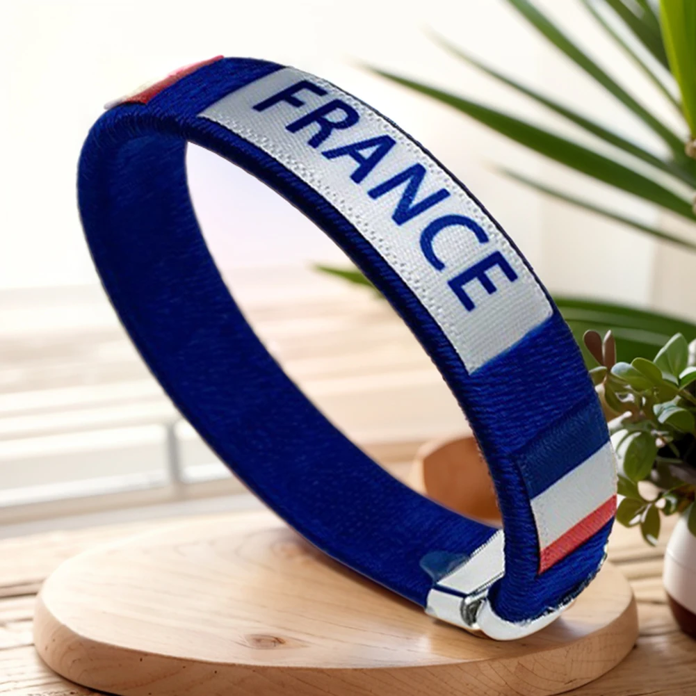 Country Flag Bracelet Diameter 65mm National Flags Bangle Country Flag Wristban… - Image 5
