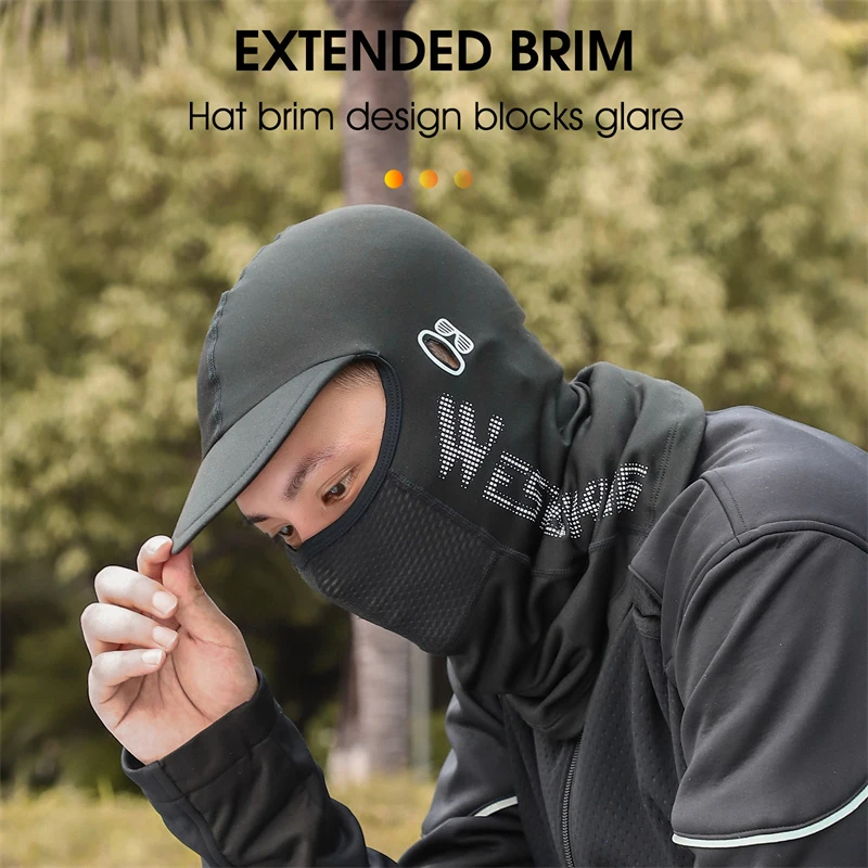 WEST BIKING Men Women Cycling Cap Winter Windproof Sport Balaclava Ski Helmet Liner Cap Neck Warmer Bicycle Motorcycle Headwear