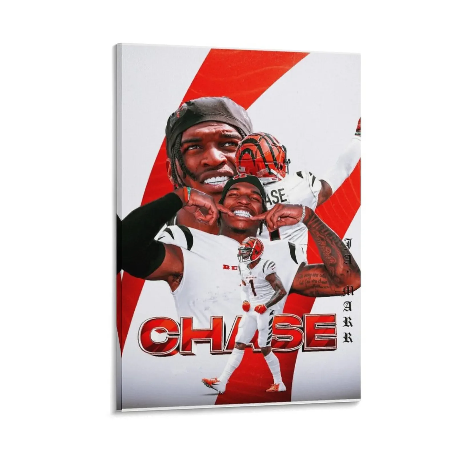 

Ja'marr Chase Canvas Painting decorations for the room Decor for room paintings wall decor