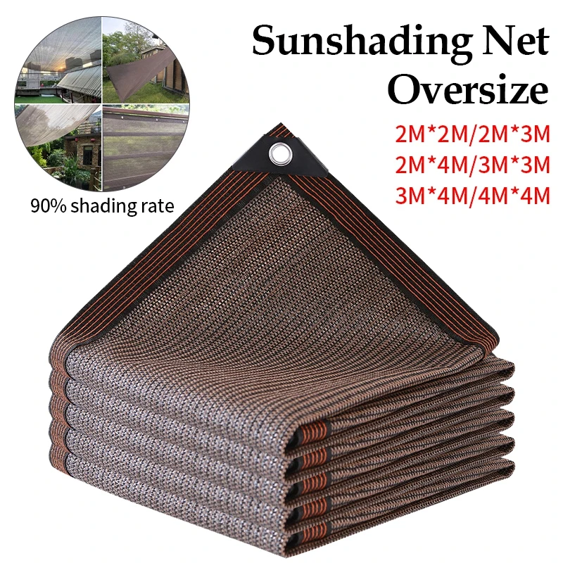 Sunshade Net Garden Patio Sun Shelters Bivouac Shade Awning Outdoor Camping Sunscreen Mesh