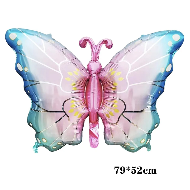 Vibrant Butterfly Aluminum Foil Balloons for Celebrations and Decor