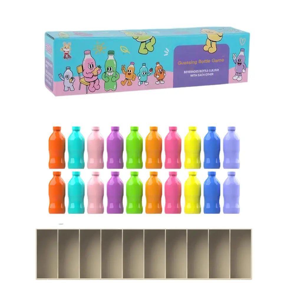 Farbspiel-Spielzeug für die frühe Kindheit, lustige Getränke, Erraten, Gedächtchtnistraining, interaktives Brettspiel, Puzzle, Weihnachtsfeier-Geschenke