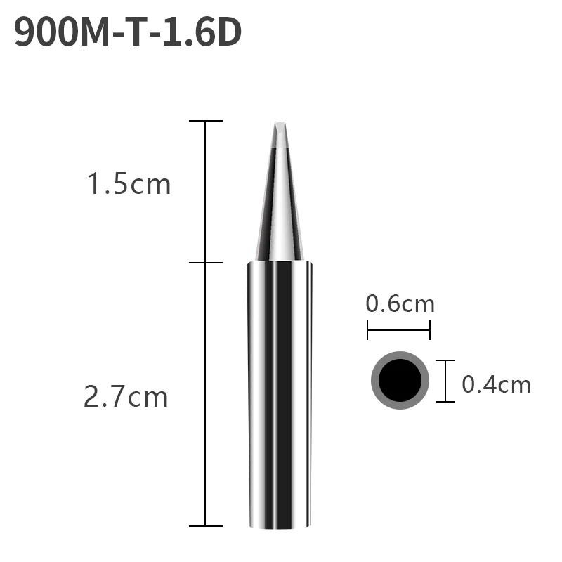 YIHUA 900M-T Series Soldering Iron Tips Pure Copper Lead Free Replacement for 936A 937A Soldering Station Handle Welding Tools