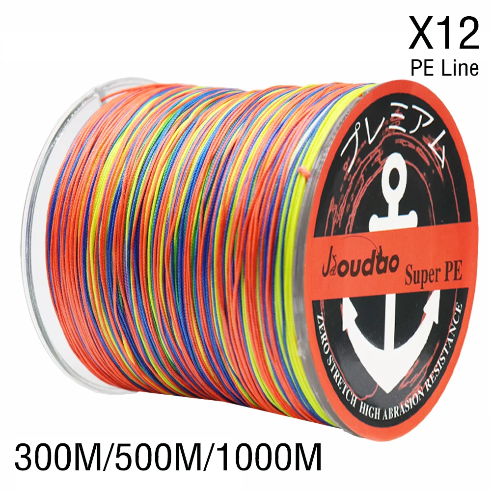 12 Strands 328Yards/547Yards/1093Yards X12 Weaves 40LB - 205LB PE