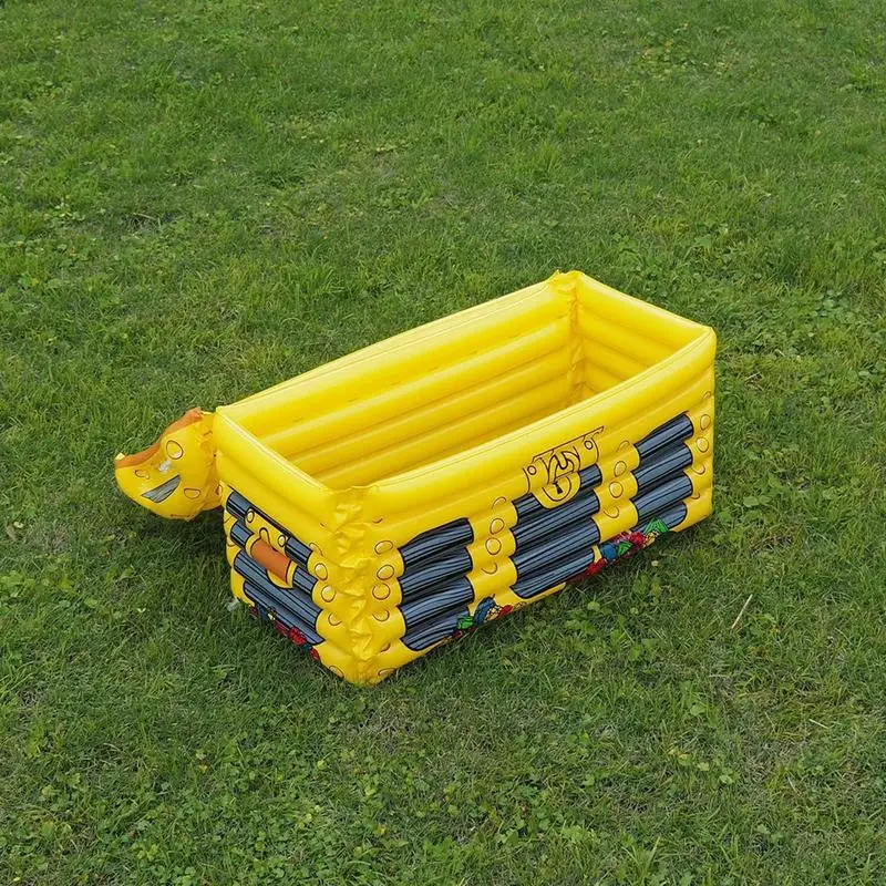 Indoor Outdoor Inflatable Ice Container PVC Beverage Cooler Treasure Box Multi-Purpose Bar Drinks Cool Leisure Supplies