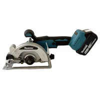 Scie circulaire électrique sans fil Makita 5 pouces à moteur sans balais, rechargeable, portative, pour bois et pierre, avec lame réglable 4