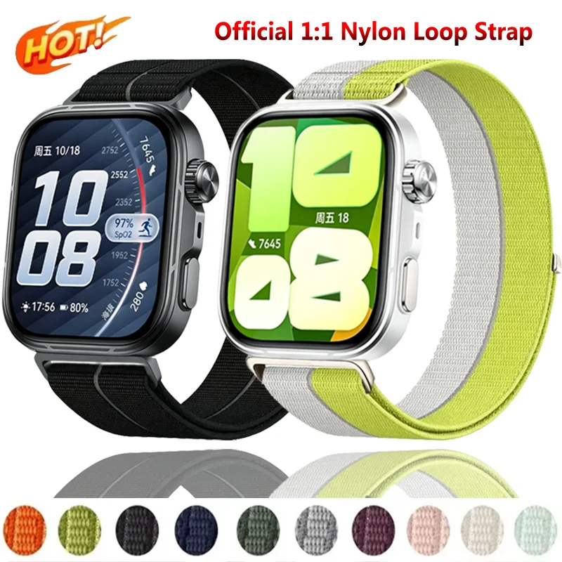 Premium Nylon Loop Strap - Breathable Sport Bracelet Replacement Accessory