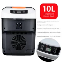 10L Mini réfrigérateur de voiture Portable refroidisseur plus chaud double usage voiture maison extérieur pour boissons Meds Fruits légumes cosmétiques 5