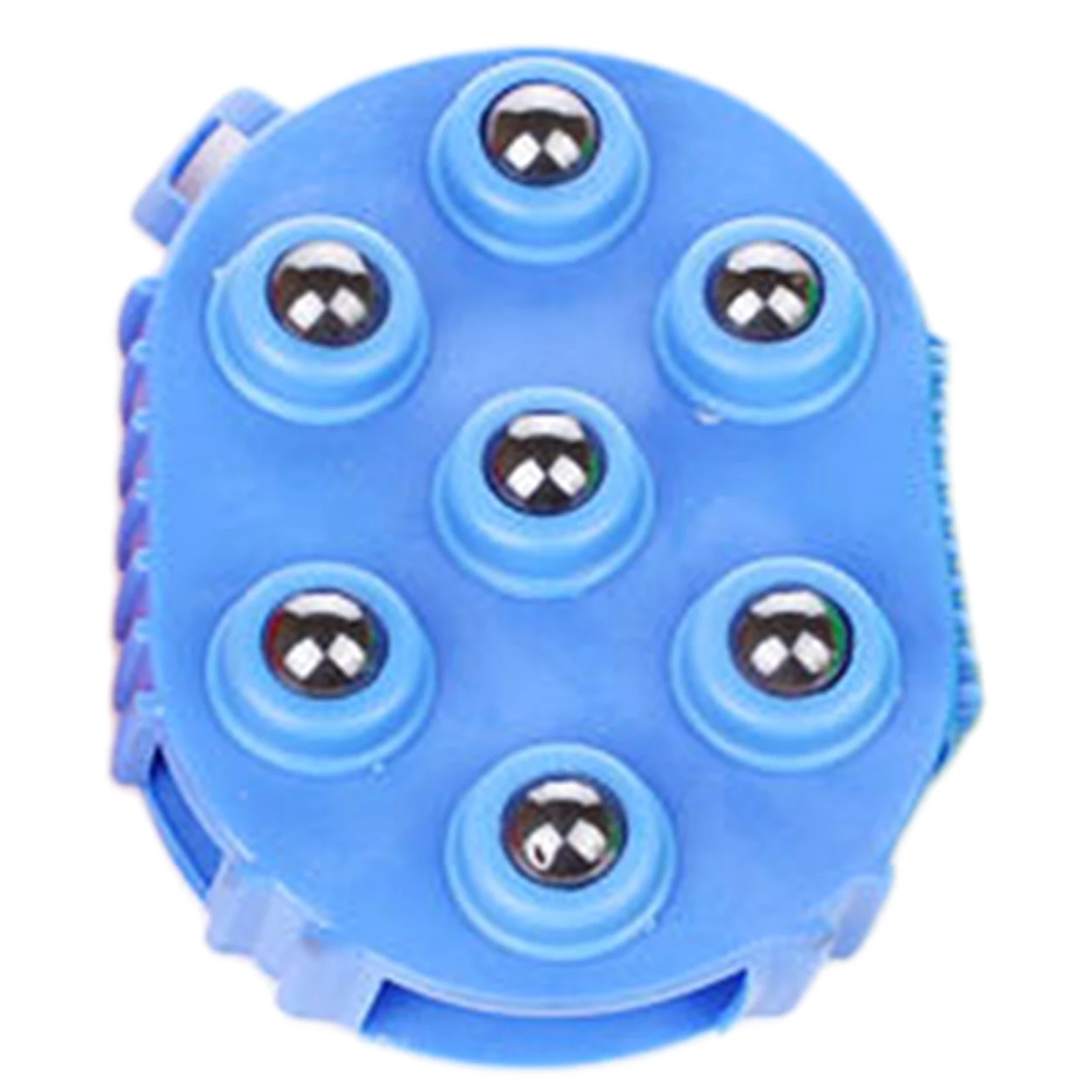 Silicone 7 Balls Body Massager Glove Rolling Ball Body Massage Glove Muscle Pain Relief Relax Massager for Neck Leg Back