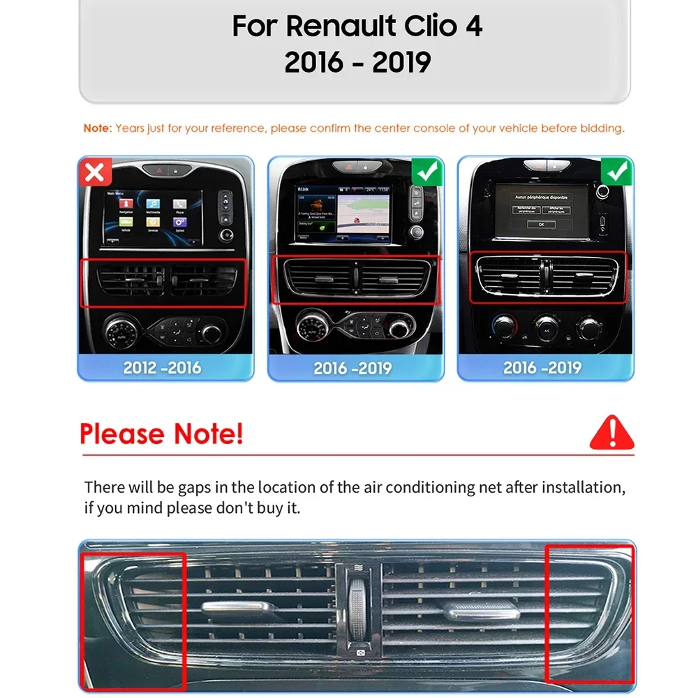 7862 Intelligent Screen 2din Android Car Radio Multimedia Video Player for Renault Clio 4 2016-2019 GPS Navi Carplay Auto 4G RDS