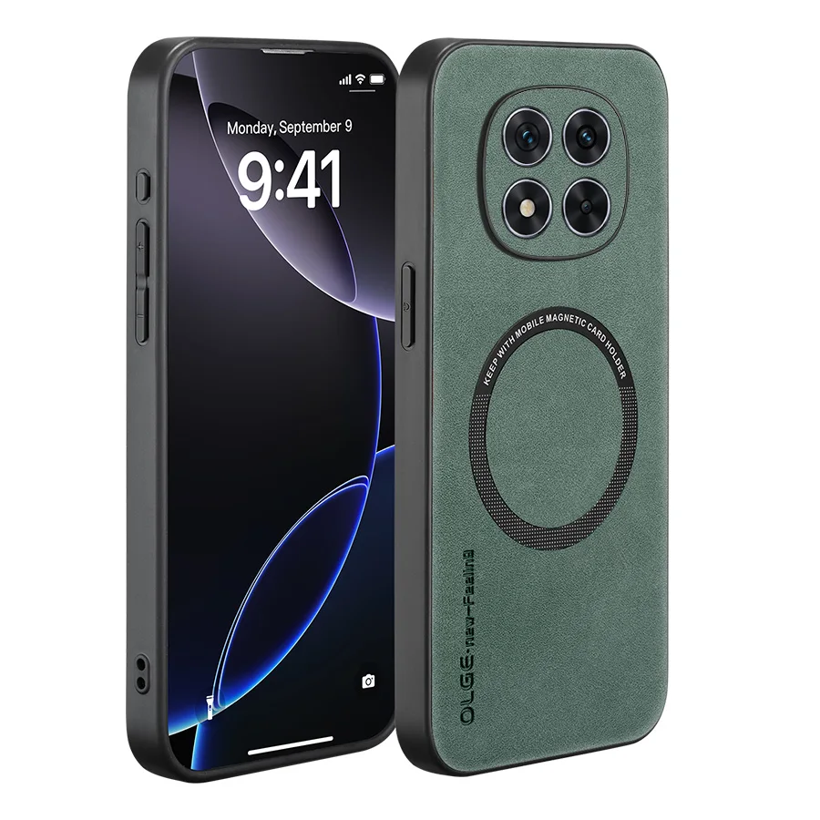 Magnetic Retro Soft PU Leather Phone Case