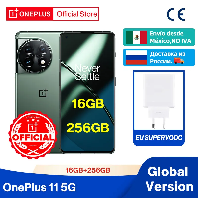 OnePlus-teléfono móvil OnePlus 11 5G, versión Global, 16GB, 256GB,  Snapdragon 8 Gen 2K, Pantalla AMOLED de 120Hz, carga de 100W, 5000mAh, NFC  - AliExpress