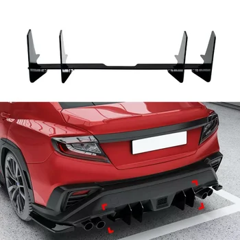 Subaru WRX VB Rear Bumper Lip Diffuser PP Black Body Kit Aero for 2022-2024