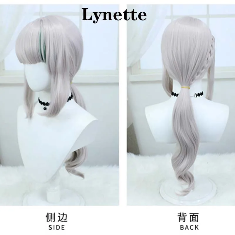 Kirara Kaeya Focalors Kokomi Lyney Lynet Layla Hu Tao Zhong Li Kaveh Cosplay Perücke Hitzebeständige Synthetische Perücke + Perückenkappe – Detail 9