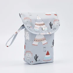Waterproof Portable Baby Diaper Bag Organizer for Travel and Outdoor Use (Dream Tower)