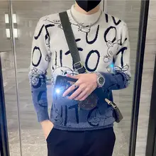 

2022 Men Pullovers Slim Sweaters Autumn Winter Thick Warm Men's Sweater Casual Round Collar Knitwear Sweater Men Brand Clothing