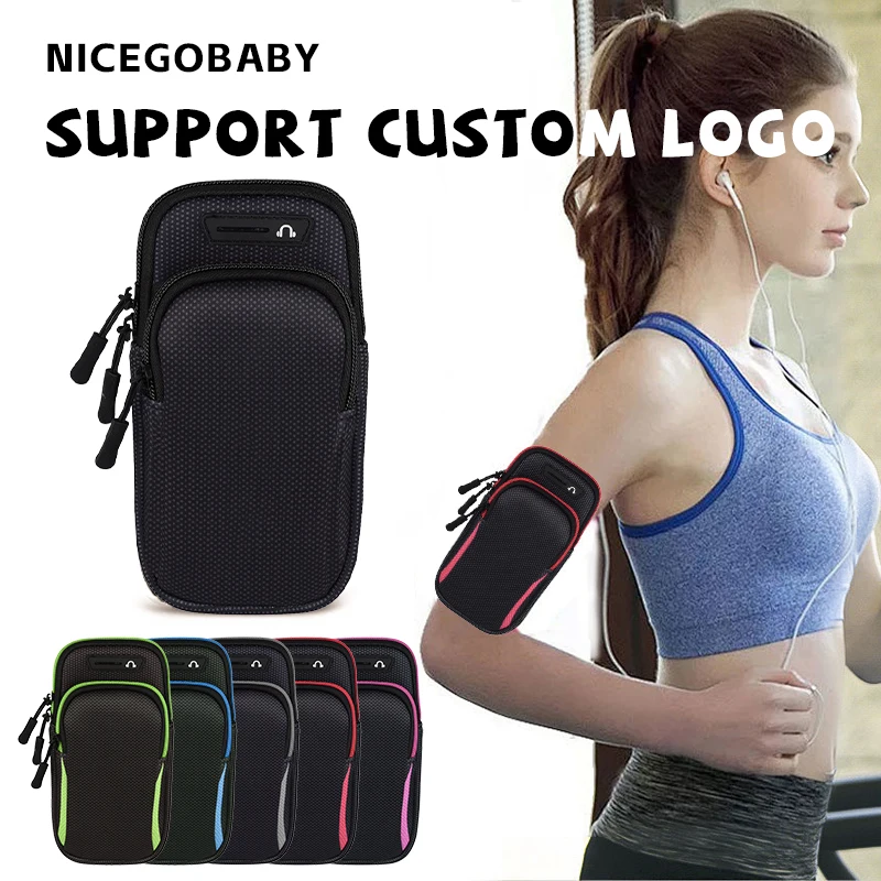 Mobile Phone Armband 7.5-Inch Universal Waterproof Sports Arm Cover For IPhone Samsung Xiaomi Huawei