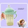 T8UD Secure Grip Bottle Handle for Infants Baby, Promotes Drinking Replacement Milk Drinking Bottle Grip for Hegen