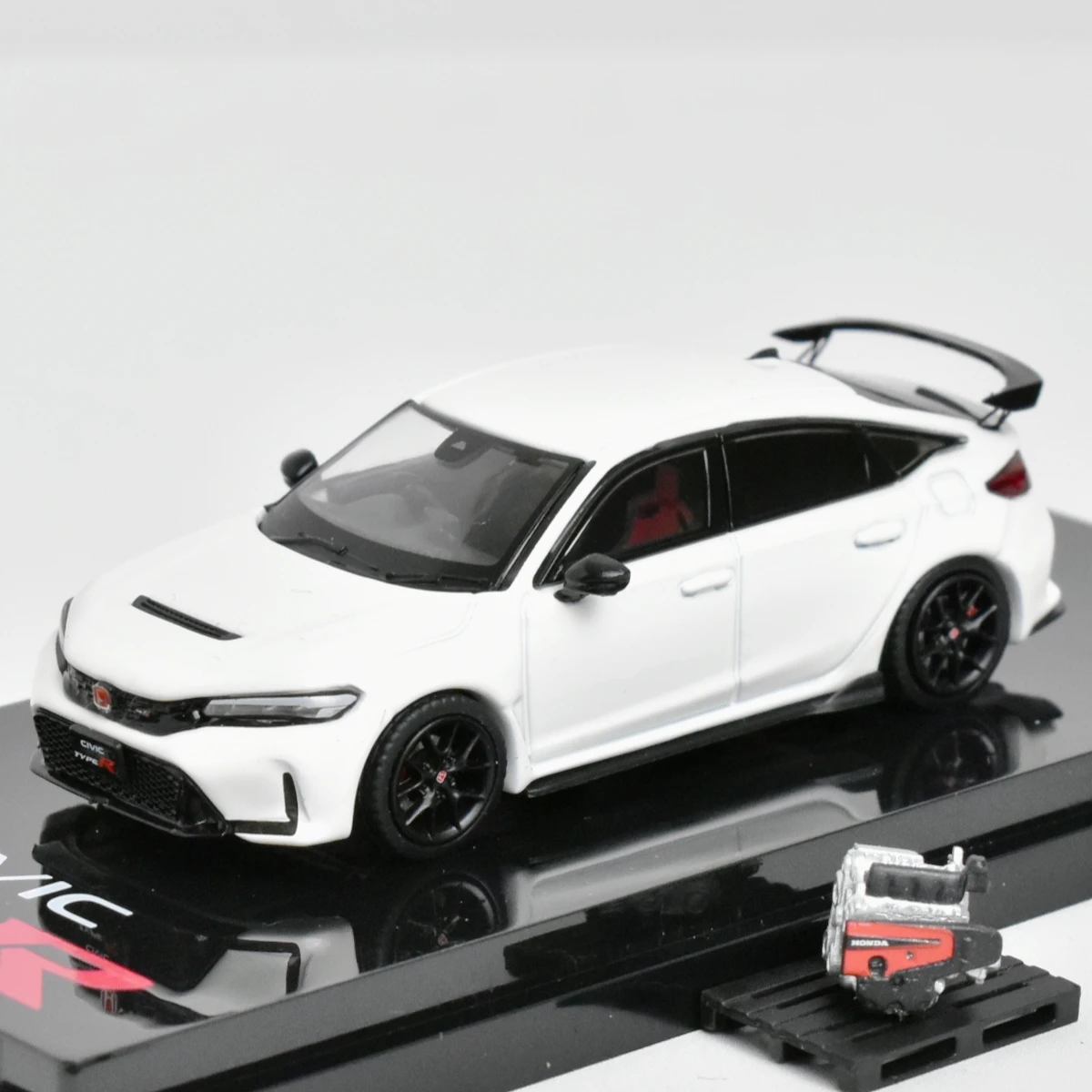 yoshi studio 1/64　HONDA CIVIC Type-R FL5 1/64 Honda Civic Type R FL5 (Sonic Gray) 2023 Diecast Model