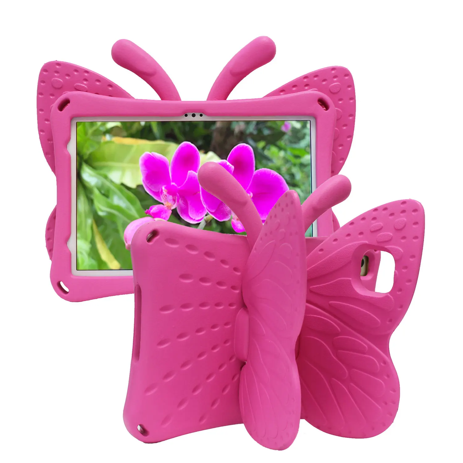 Kids  EVA Case with Cute Cartoon 3D Butterfly Stand Cover