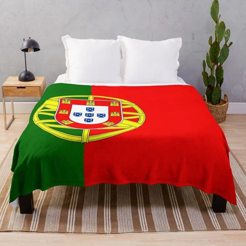 

Винтажное теплое зимнее покрывало с изображением флага Португалии