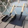 Gardening Shovel Iron Gardening Tool With Wooden Handle Heavy Duty Hand Shovel Multifunctional Digging Spade Durable Mud Shovel