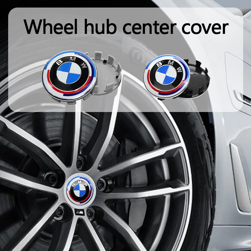 Wheel Center Cover Wheel Hub Center Integrated Cover Logo 4Pc For BMW G20 G32 G11 X3 X5 X4 X6 X7 G30 G12 F40 F30 X1 X2