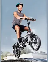 Vélo électrique pliable pour adulte avec 2 sièges pour longue Distance 400W 48V léger Portable Mini vélo électrique pliant homme 6