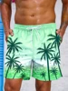 Vintage Plant 3D Printed Board Shorts Mens Palm Graphic Short Pants Summer Hawaiian Breathable Swim Trunks Kids Loose Ice Shorts 6