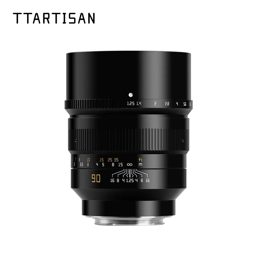 

TTArtisan 90 мм F1.25 Полнокадровый Объектив с большой диафрагмой для камеры Sony Nikon Canon Sigma Panasonic Lumix Fuji Leica Объектив