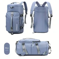 Neutral Style Backpack for Men and Women, Suitable for Travel and Tourism Made of Nylon Material, It Is a Hiking Backpack. - Image 2