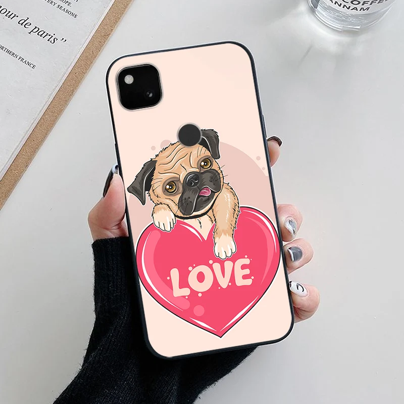 Floral Black Soft TPU Silicone Phone Case Cover