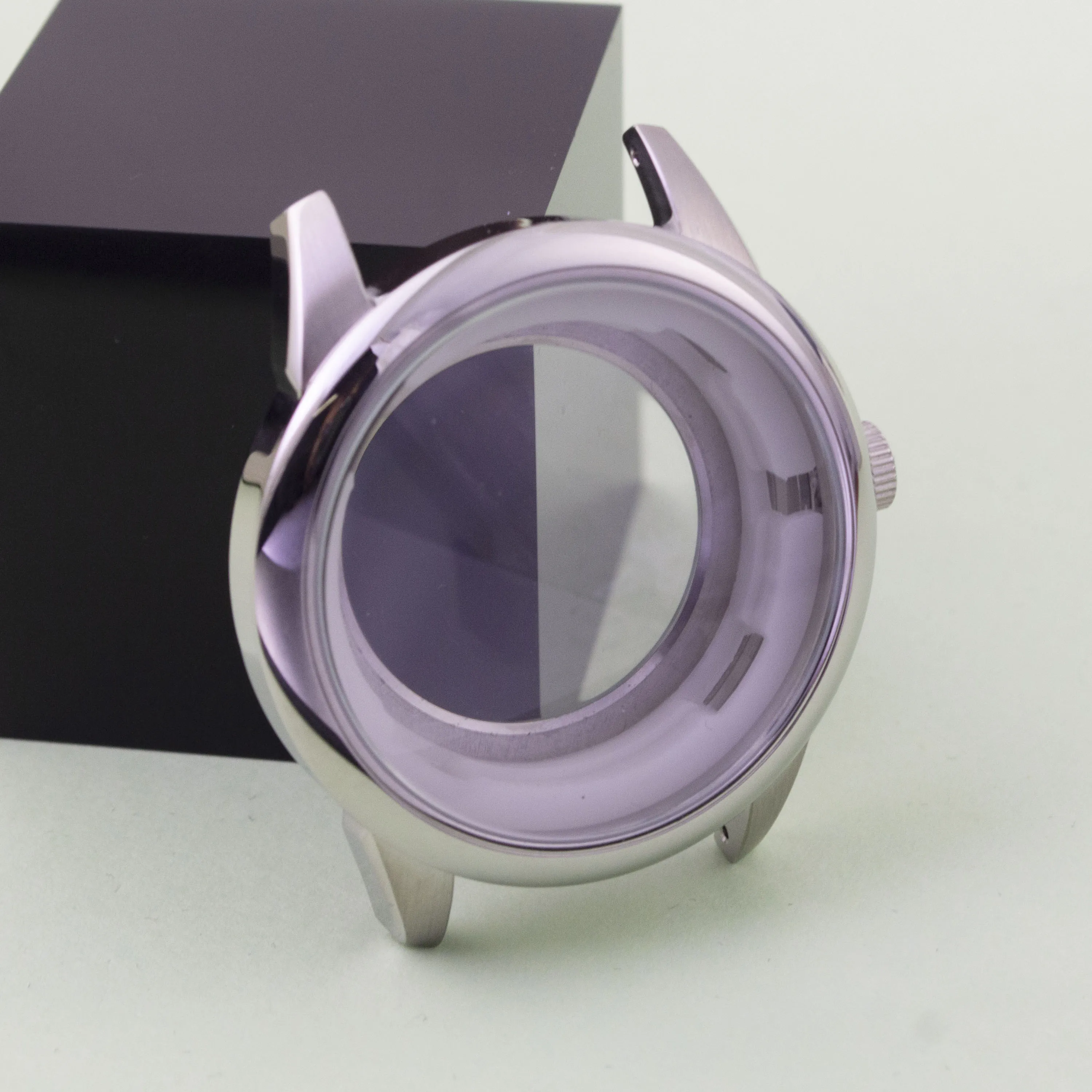 Premium 42.7mm Stainless Steel Waterproof Watch Case for NH35 Movement Repair and Modification