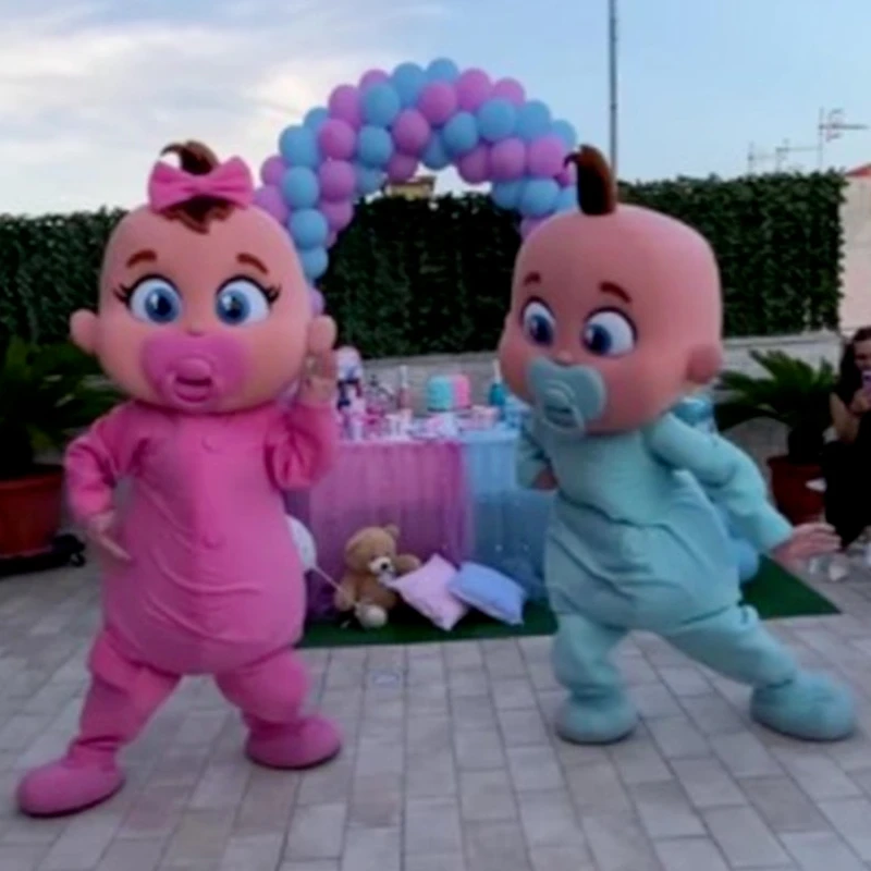 Baby Boy Girl Mascot Costume Adult Cartoon Character Outfit Attractive Suit Birthday Gift for Carnival Party Events