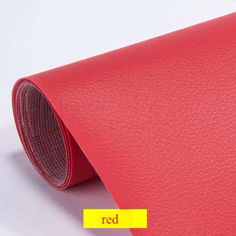 2PCS50x138cmCarStickerPULeatherSelfAdhesiveWaterproofLeather