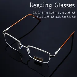 Men Glass Reading Glasses Presbyopic Eyewear0.5 0.75 1.0 1.25 1.5 2.0 2.25 2.5 2.75 3.0 3.25 3.5 3.75 4.0 4.5 5.0 Unisex