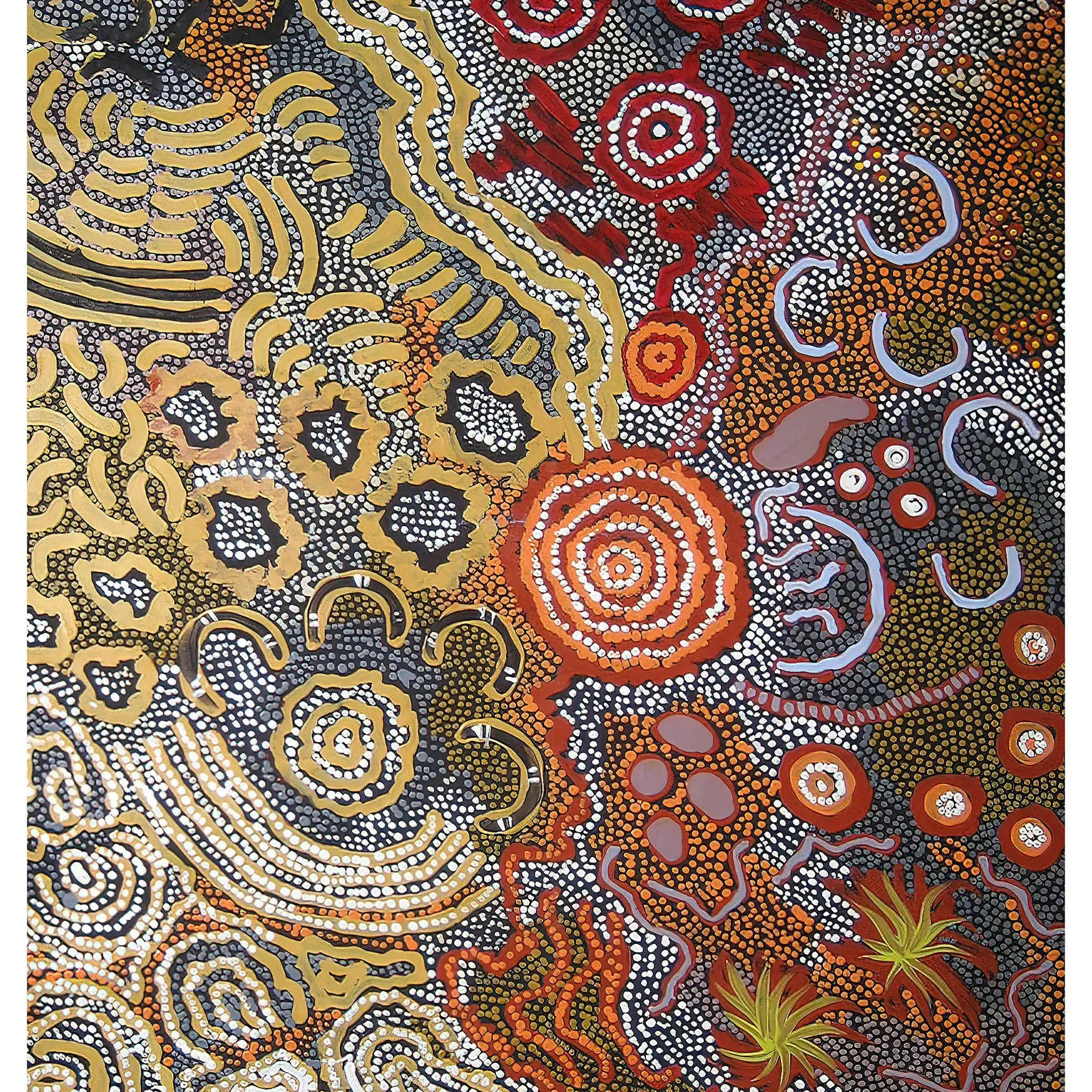 Aboriginal umění tisk empora plakát abstraktní plátna malba zeď umění vintage zeď obrázky žití pokoj dekorace plakátů a otisků