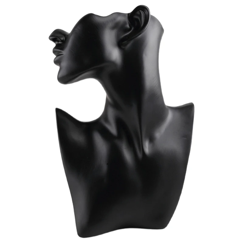 Necklace Display Stand Mannequin Head Bust Stand Model Shop Jewelry Display Rack Show Earring